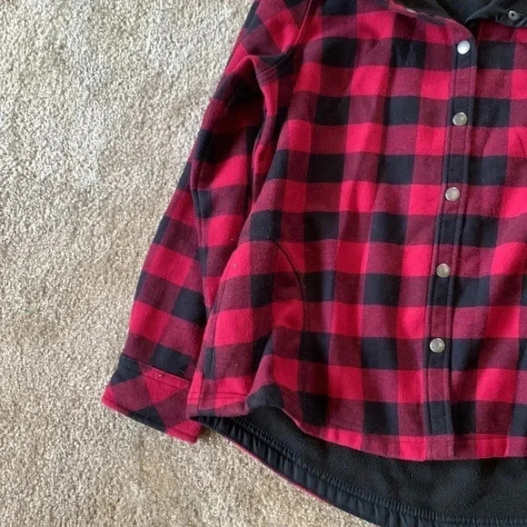 Orvis Ladies' Flannel Shirt Jacket Size Large - Picture 3 of 6